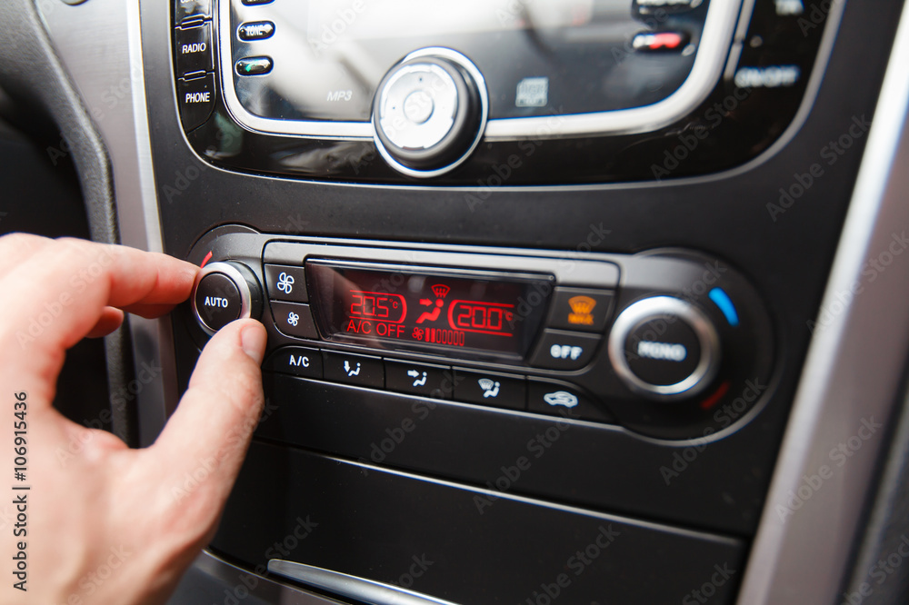 Fototapeta premium Car Air Conditioner