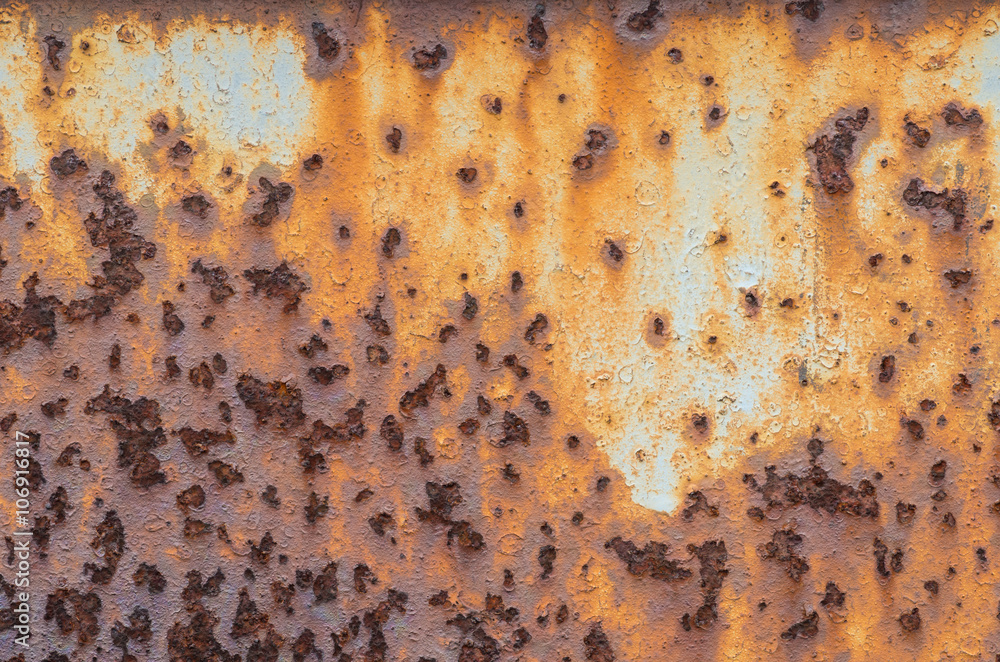old brown painted steel plate with rust old brown painted steel plate with rust