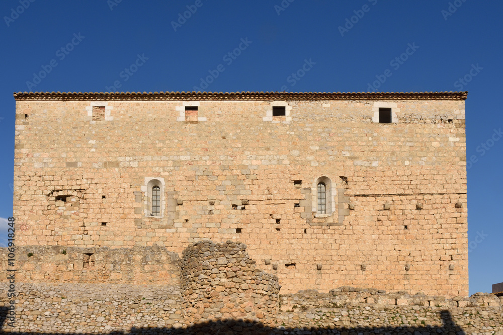 Palace Castle Bellcaire d'Emporda, Girona province, Catalonia, Spain