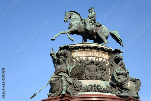 The monument to Nicholas I.