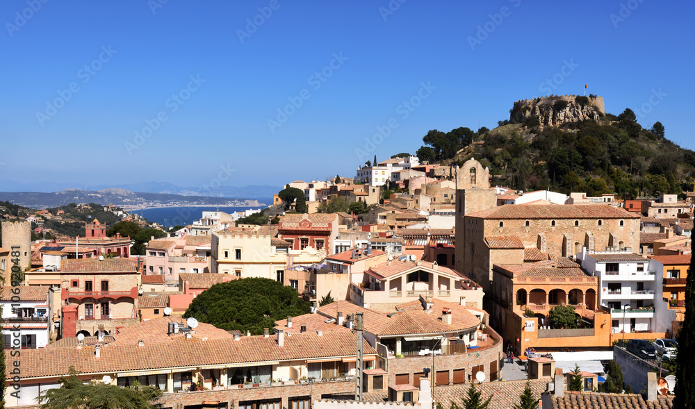 Village of Begur, Costa Brava, Girona province,Catalonia, Spain