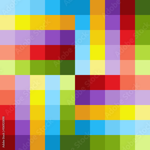 background of colored squares in different shades
