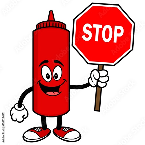 Ketchup with a Stop Sign