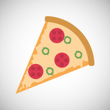 pizza icon design, vector illustration