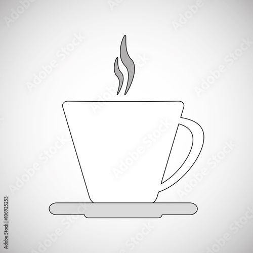 Coffee mug  design, vector illustration