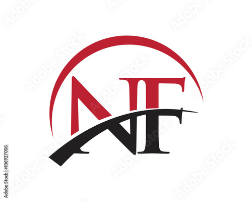 NF red letter logo swoosh