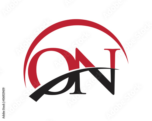 ON red letter logo swoosh