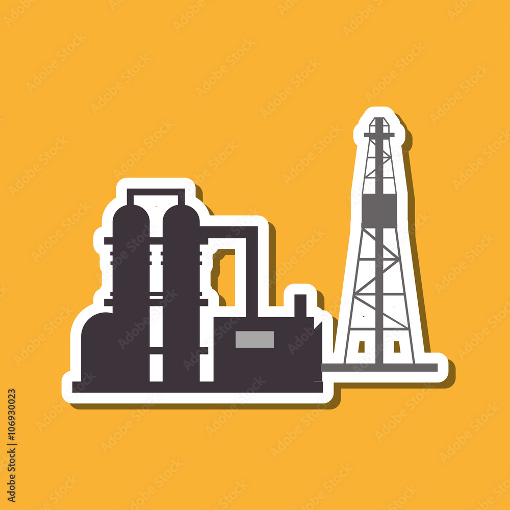 Oil Industry design, vector illustration Oil Industry design, vector illustration