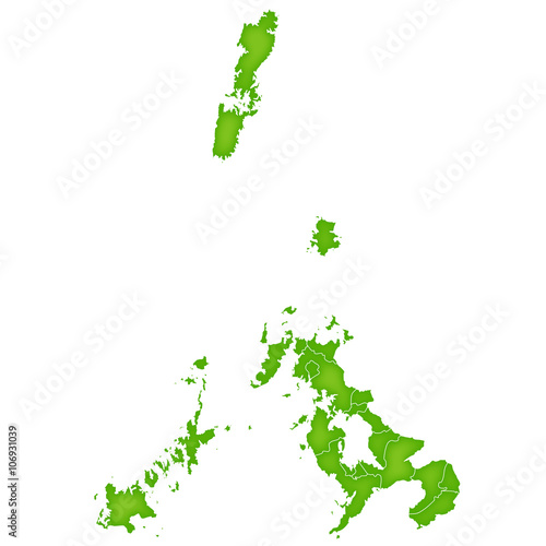 長崎　地図　緑　アイコン