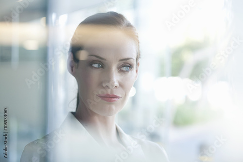 Portrait of businesswoman photo