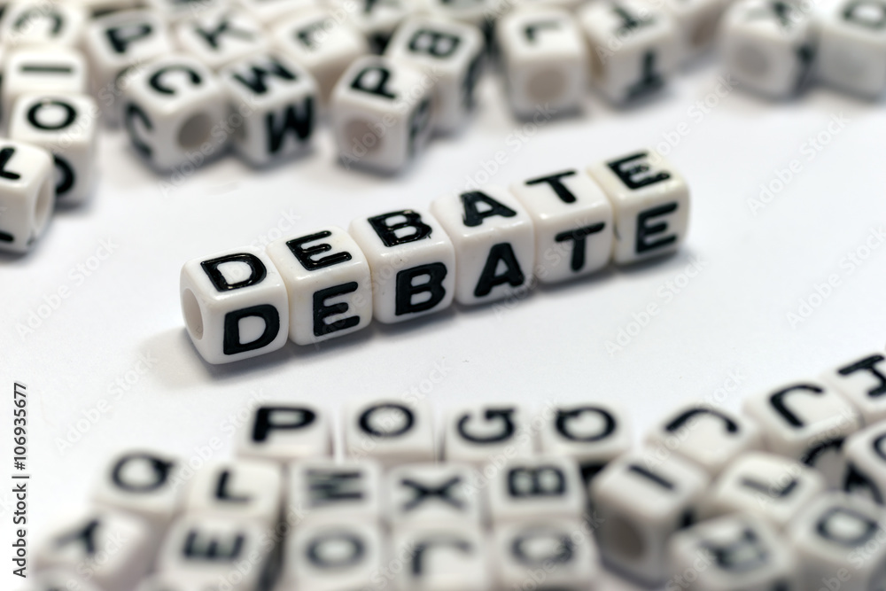 DEBATE, on the white cube