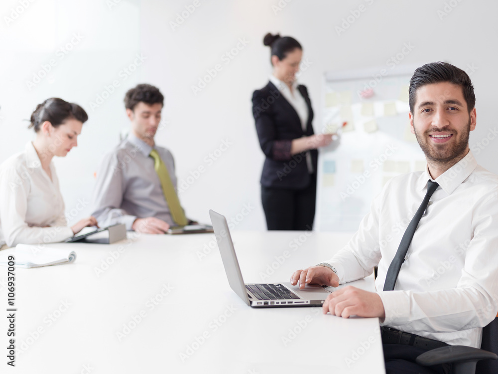 portrait of young modern arab business man at office portrait of young modern arab business man at office