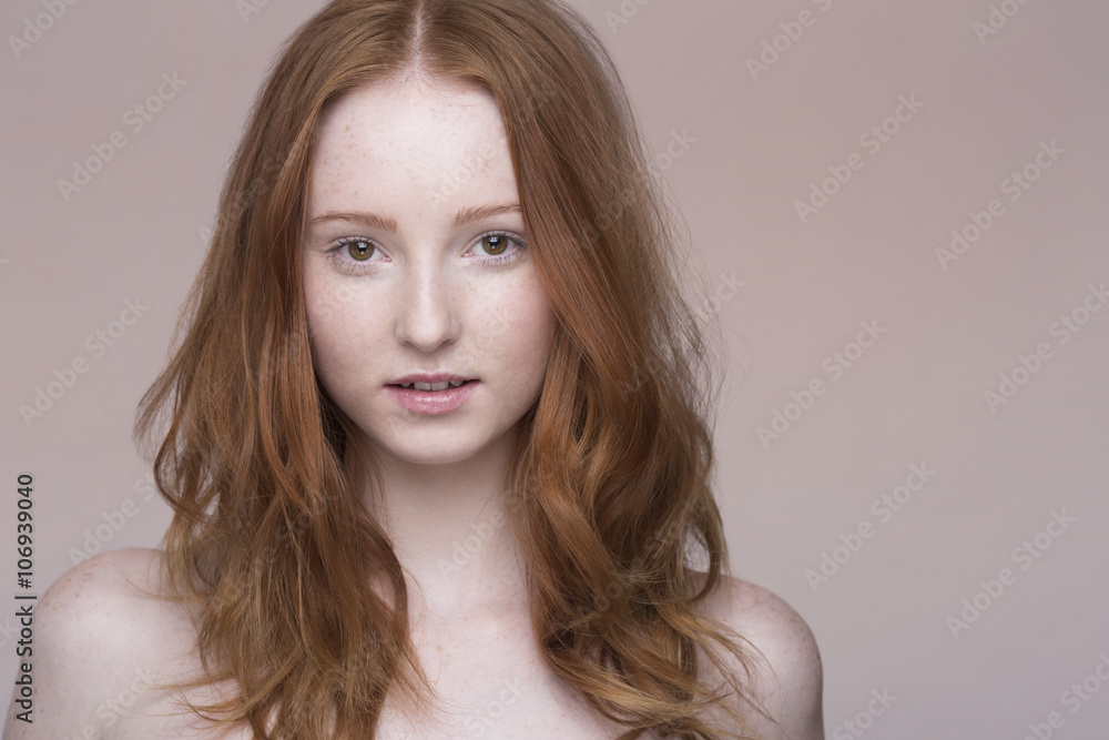Portrait of young woman, looking at camera Portrait of young woman, looking at camera