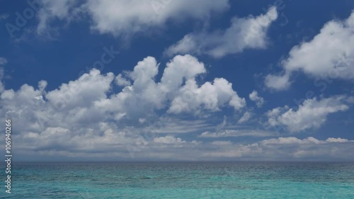 Wallpaper Mural UHD tilt down of the morning beach scenery Torontodigital.ca