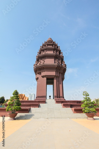Independence Monument is the one of landmark in Phnom Penh, Cambodia