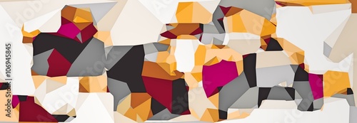 purple pink orange and grey modern abstract background in panorama