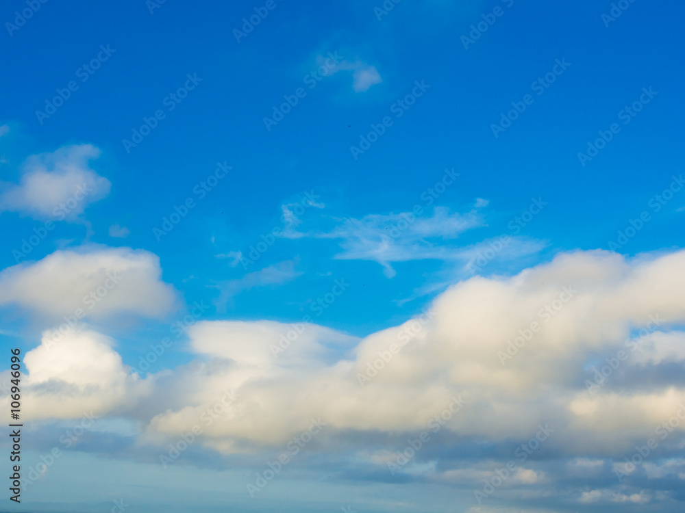 Fototapeta premium Vast blue sky background and clouds sky