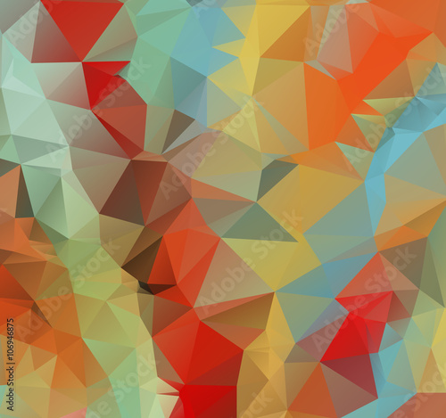 Background abstract geometric rumpled triangular polygon style