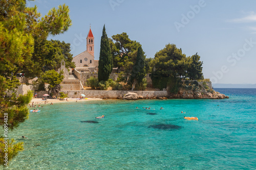 Dominical convent near the beach in the town of Bol on Brac isla