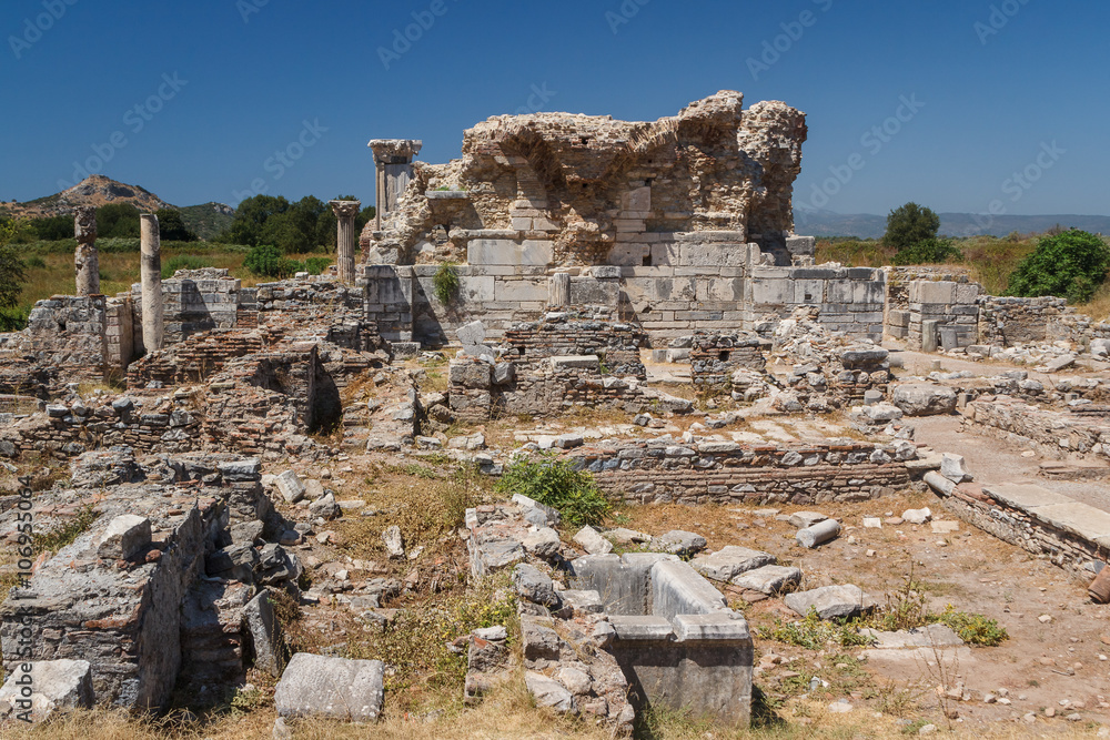 Ruins of the ancient city of Ephesus, Turkey