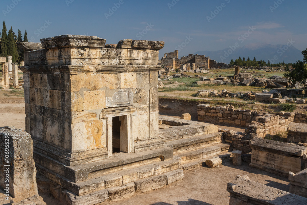 Ruins of the ancient city of Hierapolis, Turkey Ruins of the ancient city of Hierapolis, Turkey