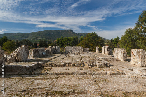 Ruins of Nemea ancient sanctuary, Peloponnese, Greece