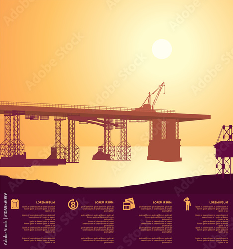 old bridge under construction