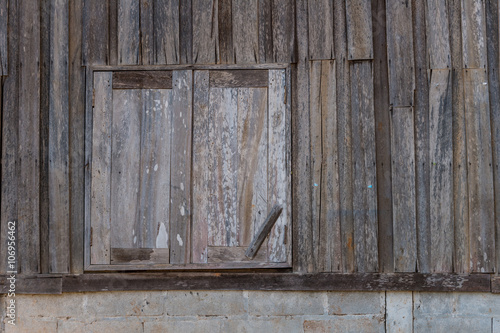 Old window rustic vintage antique and wood texture © vividec