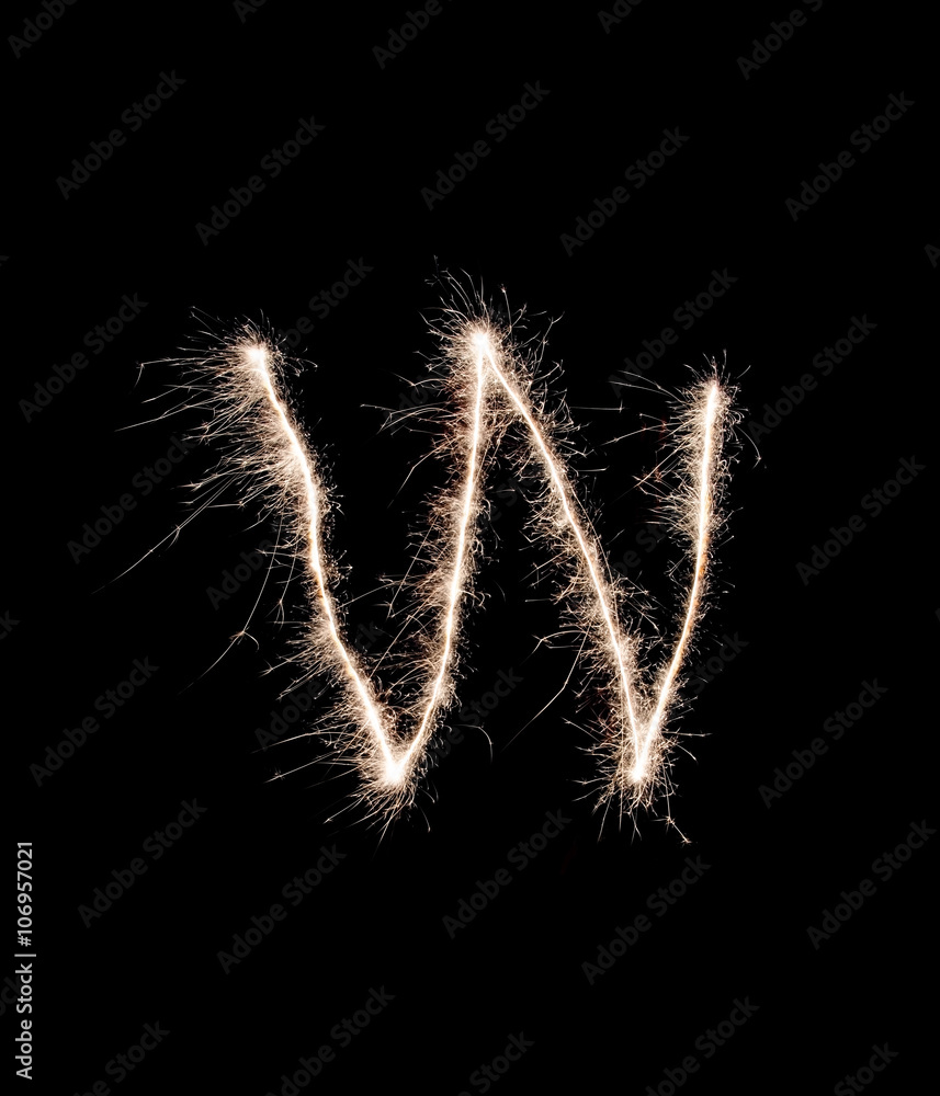 Letter W Letter W