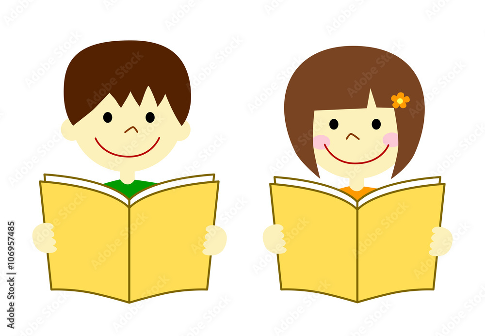 勉強する子どもたち 勉強する子どもたち