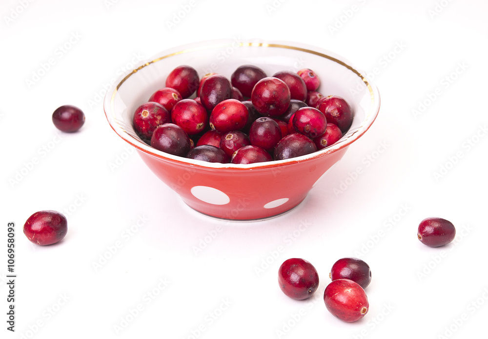 Cranberries in a bowl Cranberries in a bowl