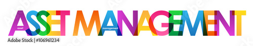 ASSET MANAGEMENT Vector Letters Icon