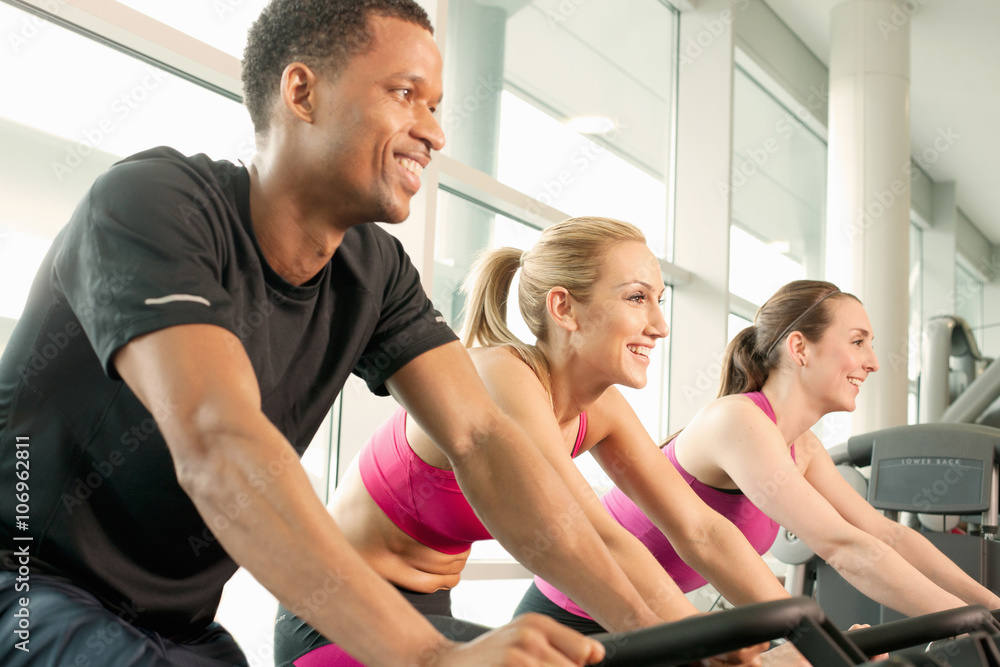 Riding exercise bikes Riding exercise bikes