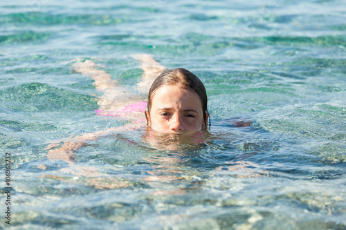 Wallpaper Mural Swimming in clear sea Torontodigital.ca