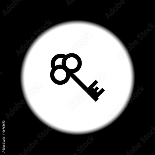 Key vector icon