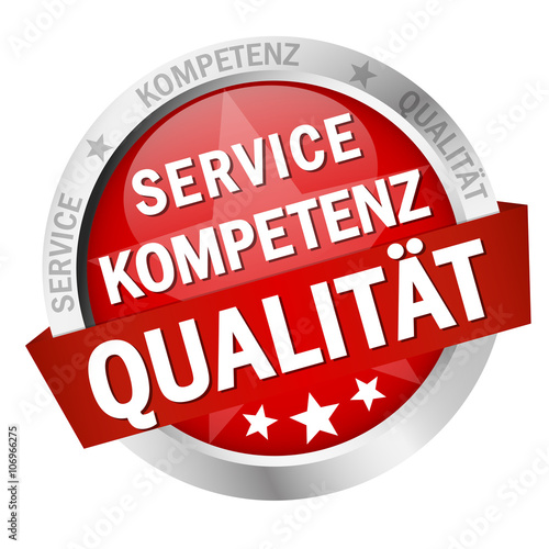 Button with Banner SERVICE KOMPETENZ QUALITÄT