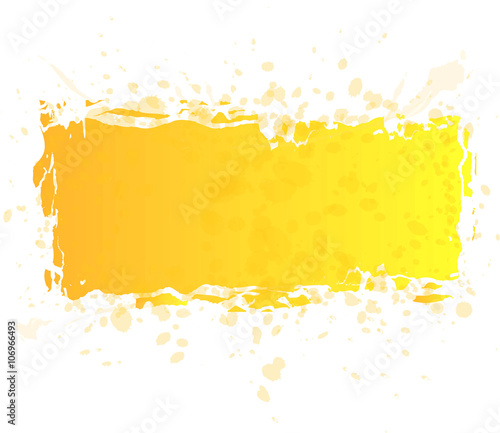 Watercolor design yellow elements