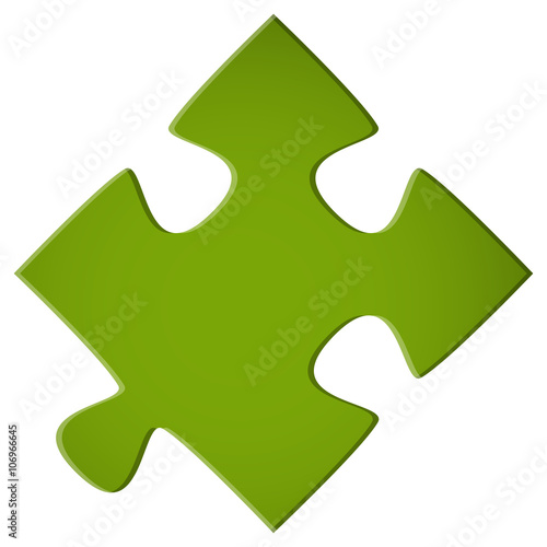 green puzzle piece