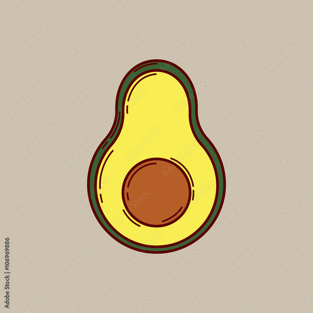 Food and Beverages line vector