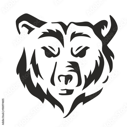 vector black bear