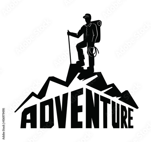 climber on a mountain 