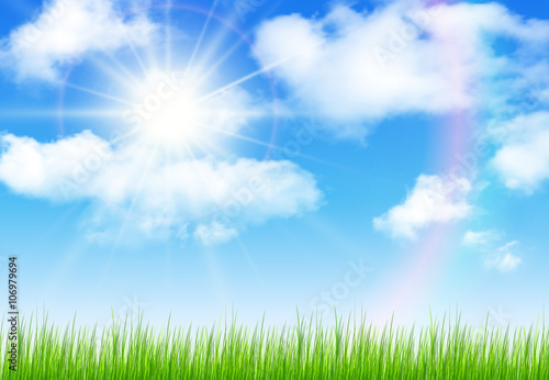 Sunny sky background