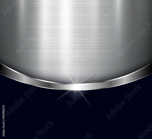 Elegant metallic background, vector design.