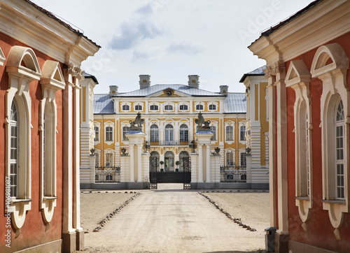 Rundale Palace near Pilsrundale. Latvia photo