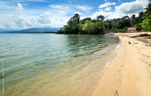 Siuri Beach at Poso lake. Indonesia photo