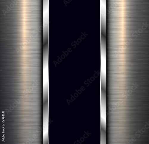 Background polished metal
