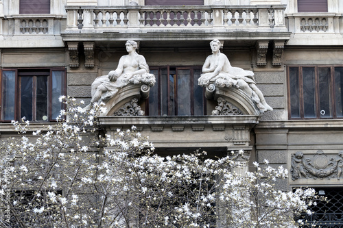 Milan (Italy): Eleonora Duse square photo