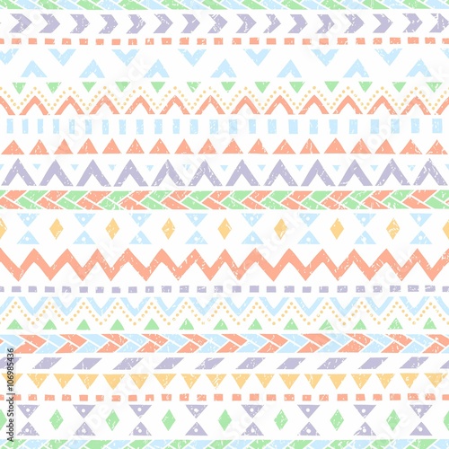Seamless vintage pattern cute. Simple geometric pattern. White,