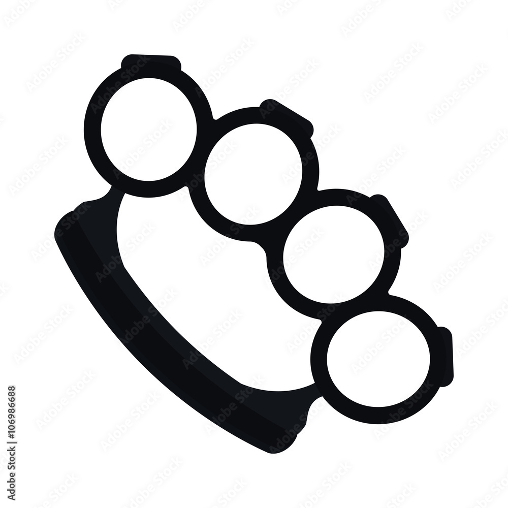 Knuckles vector icon element vector de Stock | Adobe Stock
