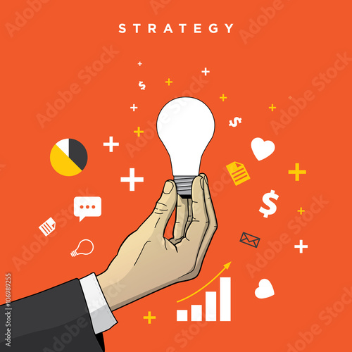 business strategy concepts square